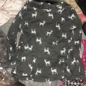 Carters Reindeer denim dress